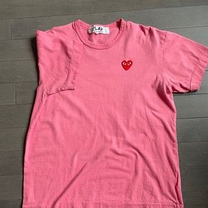 Comme Des Garçons PLAY - PinkTee (XL)